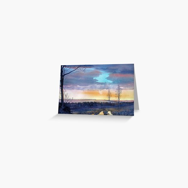 Late Evening at Burton Agnes Greeting Card