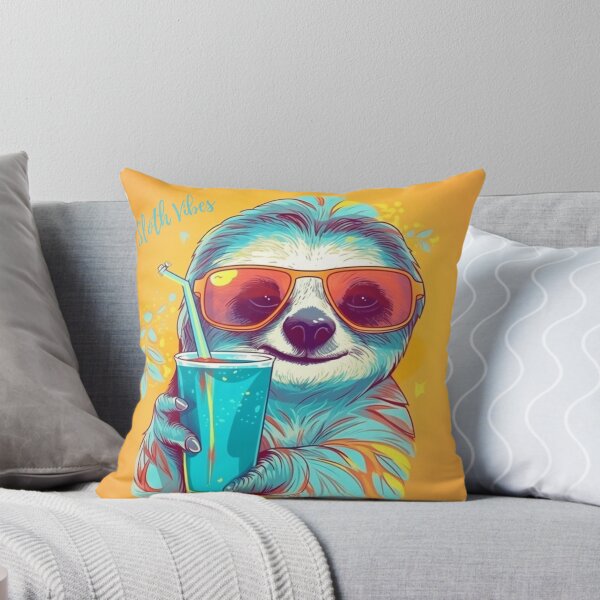 Item preview, Sloth Vibe Vacation  designed and sold by RoseRock25.
