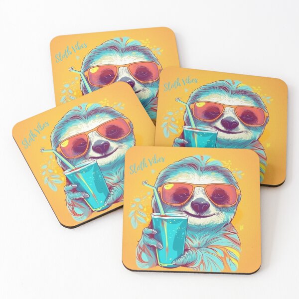 Item preview, Sloth Vibe Vacation  designed and sold by RoseRock25.
