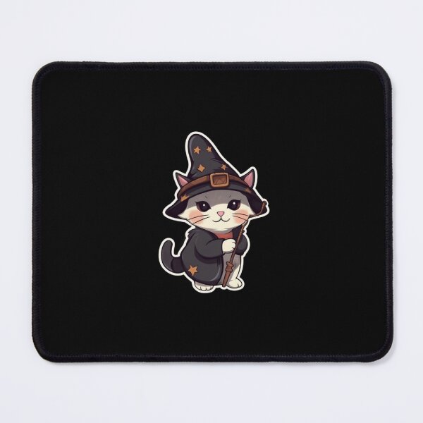 Item preview, Cute Japanese Wizard Cat with Stars on Hat designed and sold by FantasySoul.