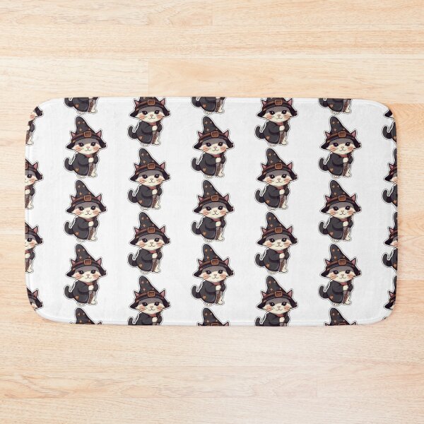 Item preview, Cute Japanese Wizard Cat with Stars on Hat designed and sold by FantasySoul.