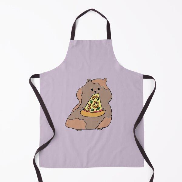 Item preview, Cute hamster with pizza designed and sold by floofrealm.