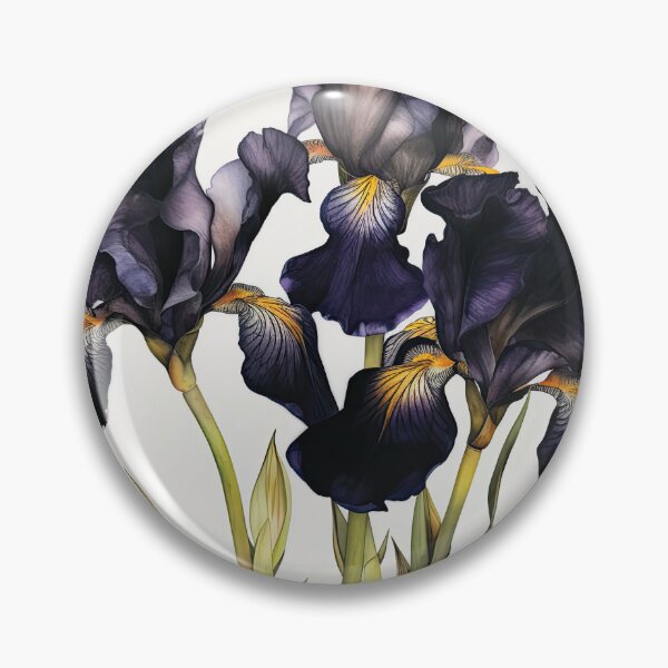 Item preview, Black Irises  designed and sold by Vanover Designs.