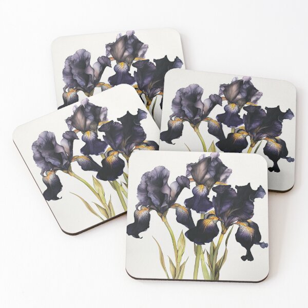 Item preview, Black Irises  designed and sold by Vanover Designs.