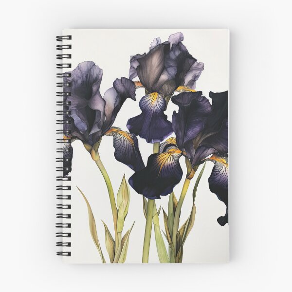Item preview, Black Irises  designed and sold by Vanover Designs.