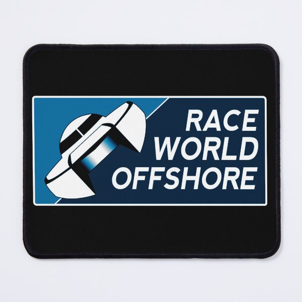 Item preview, Green Turquoise Blue Race World Offshore Racing Boat  designed and sold by ChristinasMess.