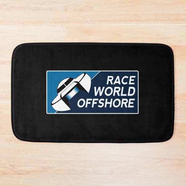 Item preview, Green Turquoise Blue Race World Offshore Racing Boat  designed and sold by ChristinasMess.