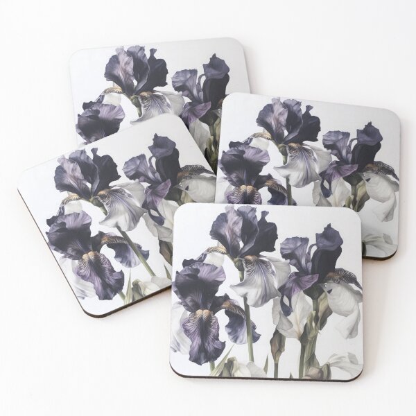 Item preview, Black Irises  designed and sold by Vanover Designs.