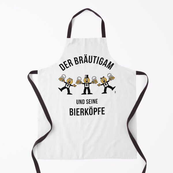 Item preview, The Bridegroom And His Beer Heads (JGA / Caricature / 3C / Black) designed and sold by Roderix.