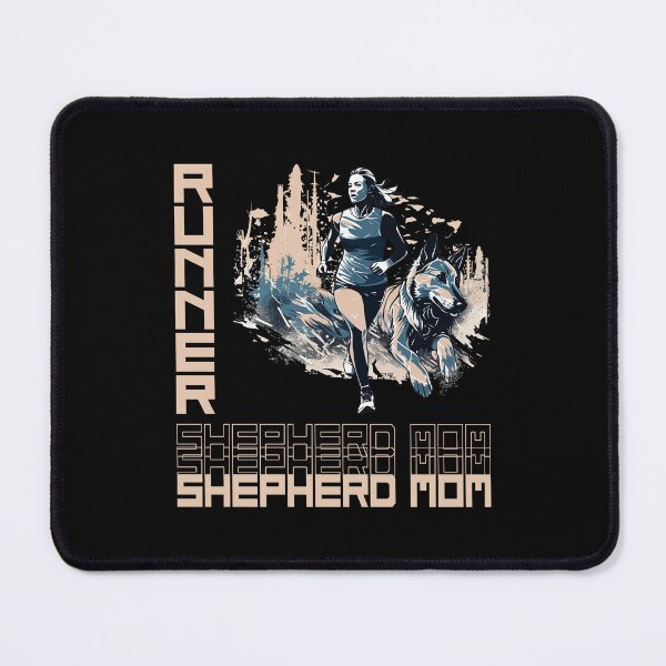Item preview, German Shepherd Running Partner - A Motivating Design for Active Dog Moms designed and sold by brindled.