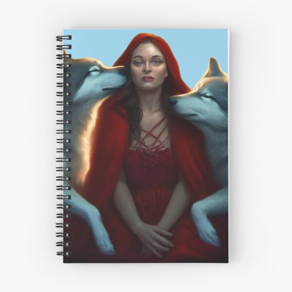 Item preview, woman with wolves in the forest clearing and wolves  designed and sold by JaroDesign2023.