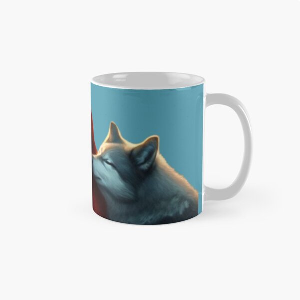 Item preview, woman with wolves in the forest clearing and wolves  designed and sold by JaroDesign2023.
