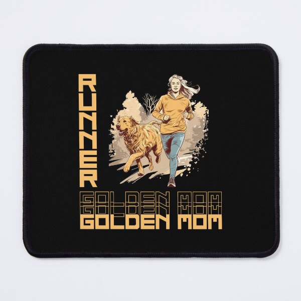 Item preview, Golden Retriever Running Partner - A Motivating Design for Active Dog Moms designed and sold by brindled.