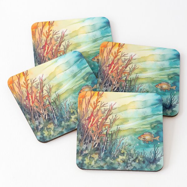 Item preview, Watercolor Wash Underwater designed and sold by Matt's Artificial Nature.