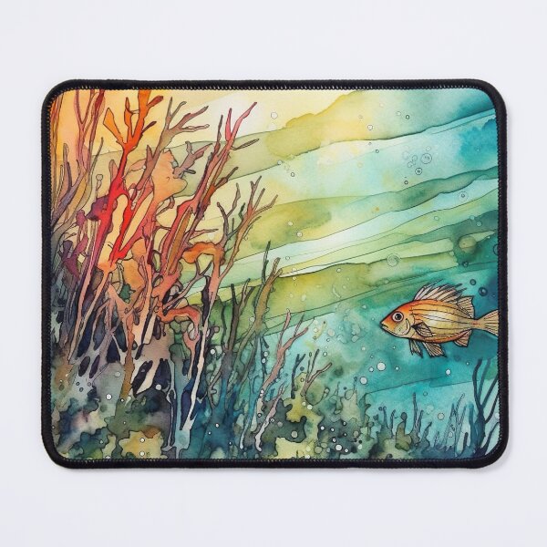 Item preview, Watercolor Wash Underwater designed and sold by Matt's Artificial Nature.