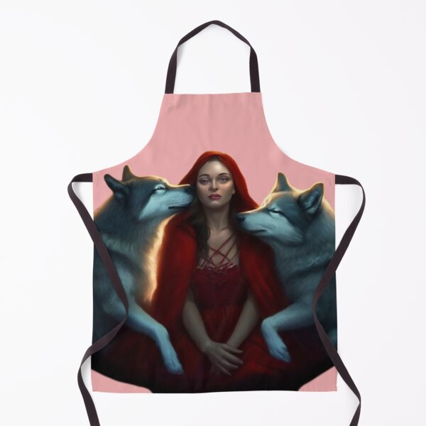 Item preview, woman with wolves in the forest clearing and wolves designed and sold by JaroDesign2023.