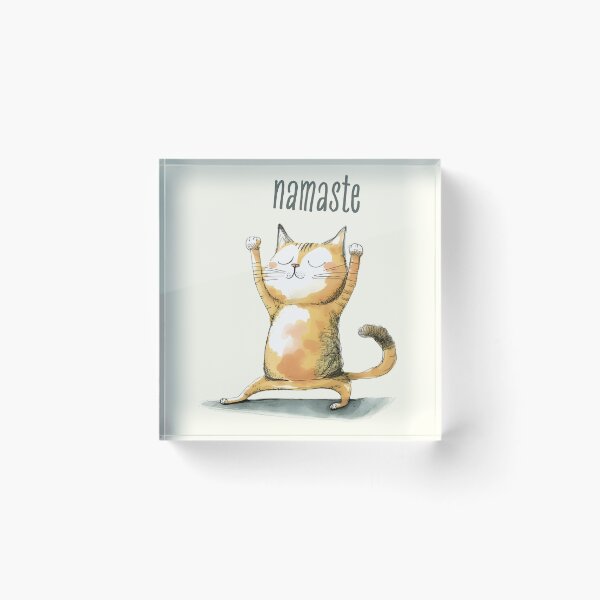 Item preview, Pawsitively Zen: A Cute Cat Yoga Graphic for Mindful Meditation designed and sold by Shegohi.