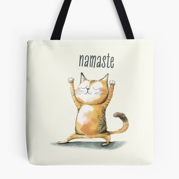 Item preview, Pawsitively Zen: A Cute Cat Yoga Graphic for Mindful Meditation designed and sold by Shegohi.