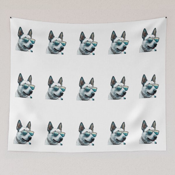 Item preview, Cool Dog With Sunglasses Art designed and sold by Digital Mindscape.