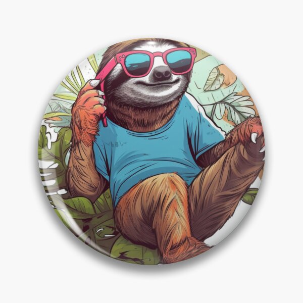 Item preview, Sloth Vibe Dude designed and sold by RoseRock25.