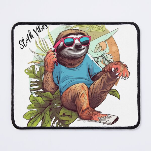 Item preview, Sloth Vibe Dude designed and sold by RoseRock25.