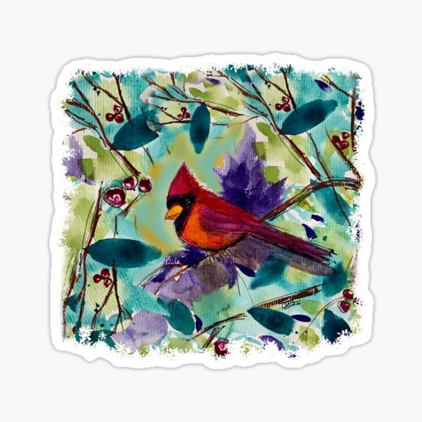Kim’s Cardinal Sticker