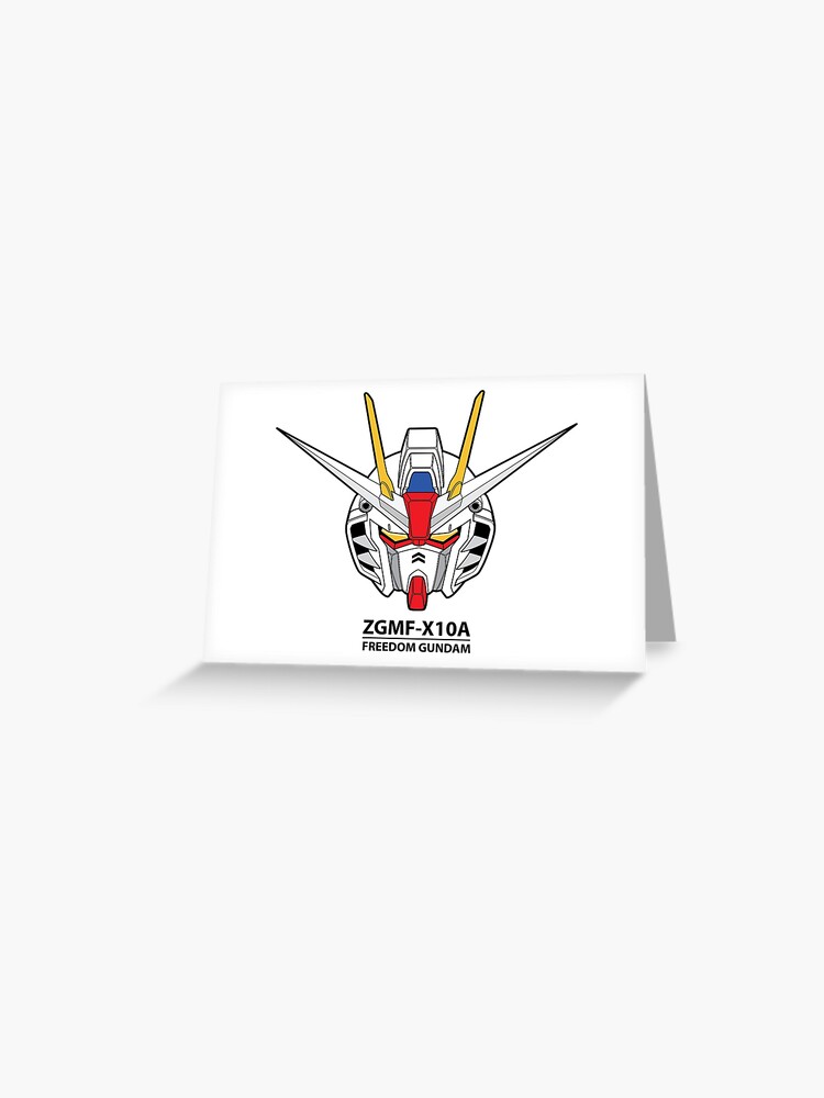 Freiheit Gundam Gundam Samen Grusskarte Von Gtsbubble Redbubble