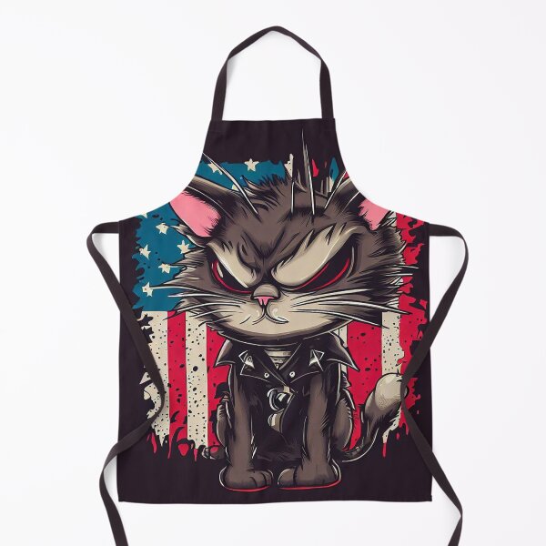 Item preview, 4th of July Cute Cat The Rebel Rascal Roamer designed and sold by ChromaArtistic.