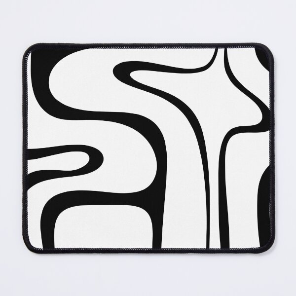 Item preview, Copacetic Retro Abstract Pattern Black and White designed and sold by kierkegaard.