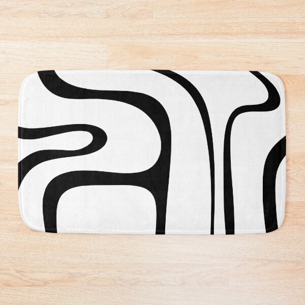 Item preview, Copacetic Retro Abstract Pattern Black and White designed and sold by kierkegaard.