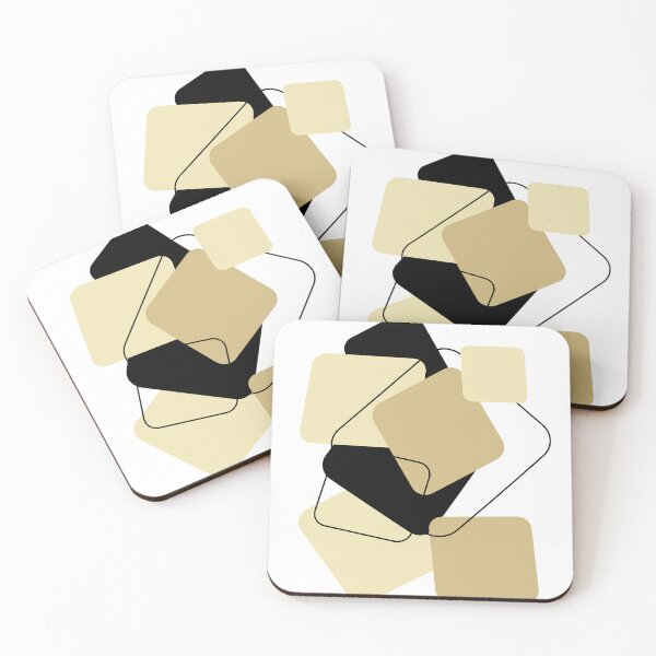 Item preview,  Geometric Modern Abstract with Black Accents designed and sold by studioart.