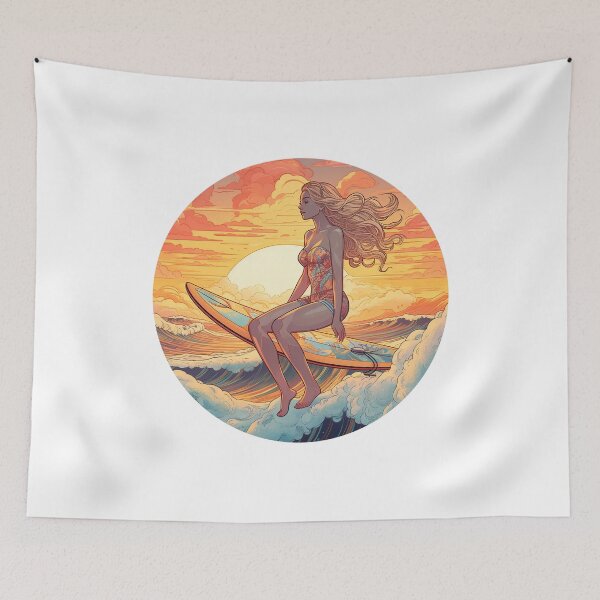 Item preview, Surfer godess designed and sold by Ramona-Gliga.