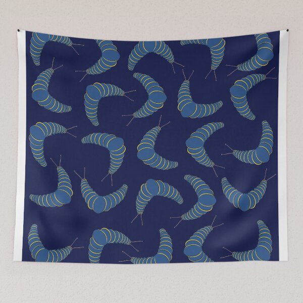 Item preview, Colorful Pattern Stripey Catapillars Dancing designed and sold by elan-studios.