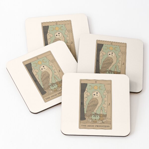 Item preview, The High Priestess - Owls Tarot designed and sold by Thiago Corrêa.
