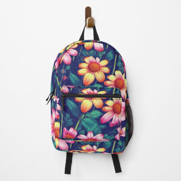 Item preview, Summer Flowers Punk Pointillism 2 designed and sold by PinetumDesigns.