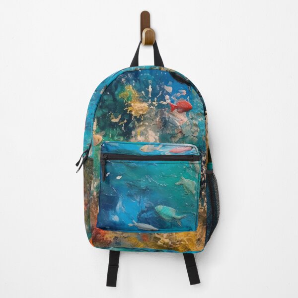Item preview, Finger Painted Underwater Scene designed and sold by Matt's Artificial Nature.