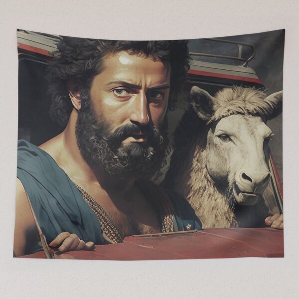 Item preview, Marcus Aurelius In a Jimny designed and sold by stoicjimny.