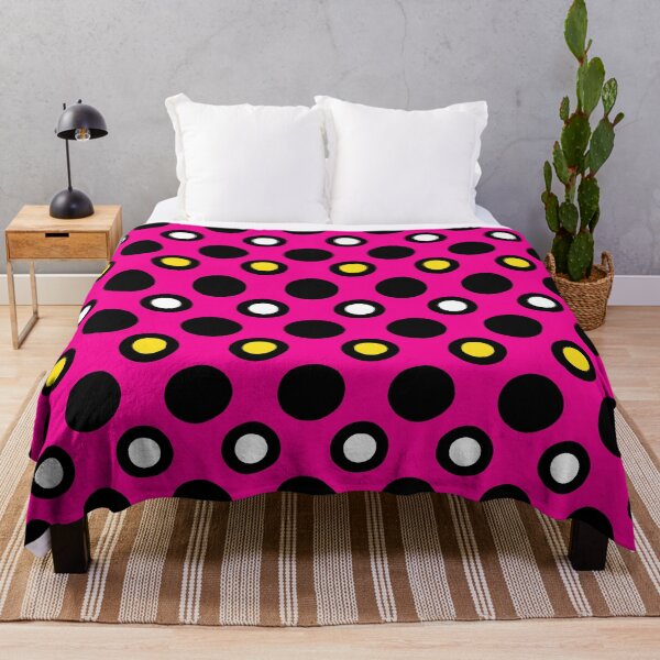 Item preview, Pink Yellow White Black Polka Dots designed and sold by Lois Eastlund.