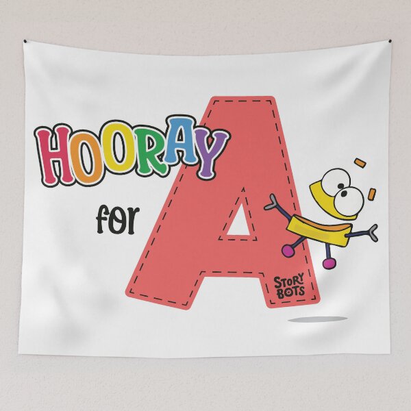 Item preview, Storybots, Hooray for A © GraphicLoveShop designed and sold by Graphic Love Shop.