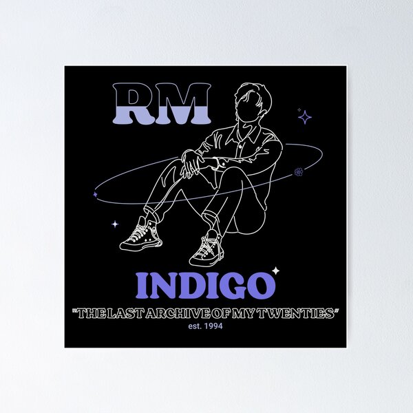 Indigo Rm Bts Posters for Sale | Redbubble