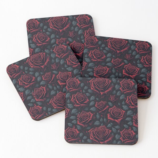 Item preview, Blood Red Roses seamless designed and sold by VintageVib.