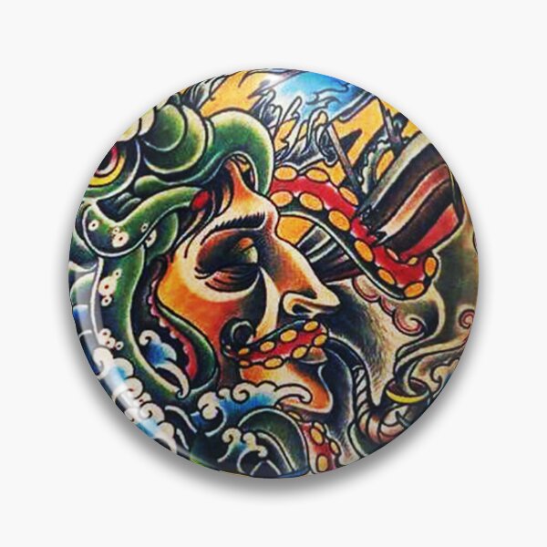 Item preview, Shipwrecked; Tattoo Style; designed and sold by StickerApe.