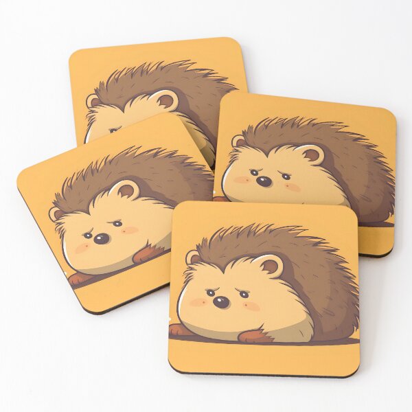 Item preview, Minimalist drawing of a desolate hedgehog designed and sold by SingularityGeek.