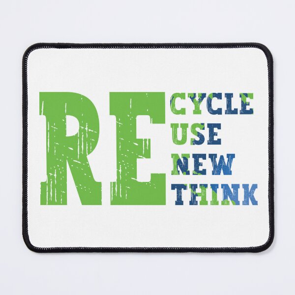 Item preview, Recycle Reuse Renew Rethink designed and sold by ittybittyowl.