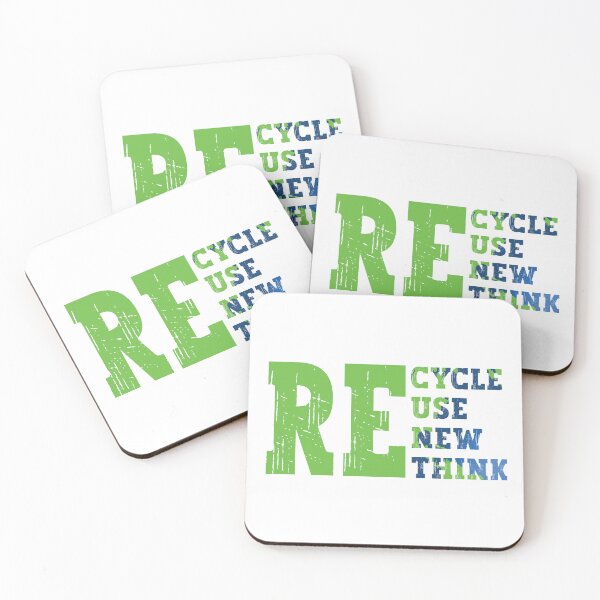 Item preview, Recycle Reuse Renew Rethink designed and sold by ittybittyowl.