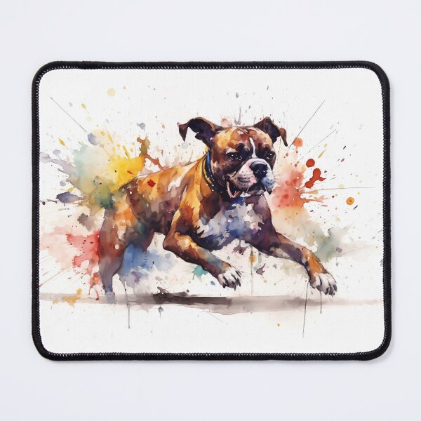 Item preview, Boxer: Watercolor Painting designed and sold by MochiWags.