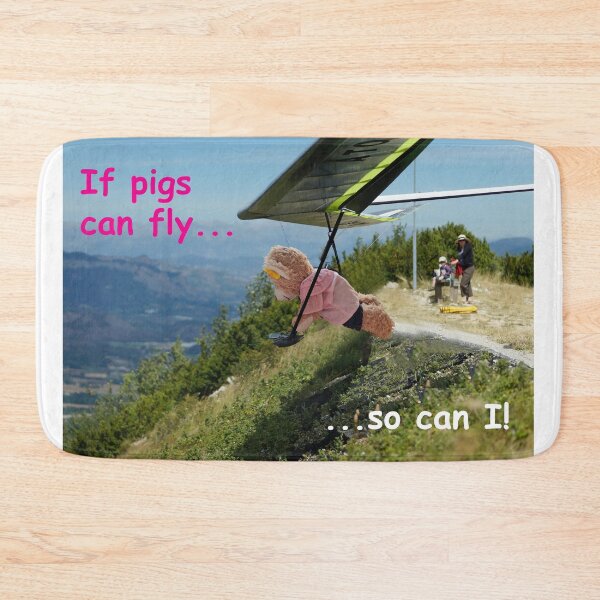 Item preview, If pigs can fly... designed and sold by Bluebadger54.