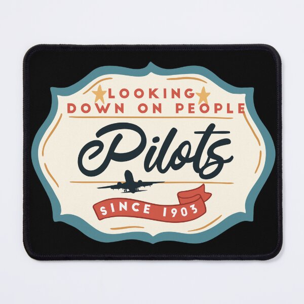 Item preview, Pilots looking down on people since 1903 - Captain First Officer Flight Crew designed and sold by AviationArtists.