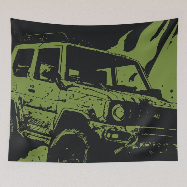 Aperçu de l'œuvre Kinetic Jaune Jimny Nu Metal Design créée et vendue par stoicjimny.