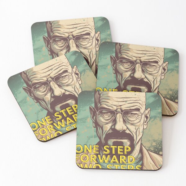 Item preview, Walter White Heisenberg Breaking Bad Quote One Step Forward Two Steps back designed and sold by CremisArt.